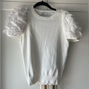 Zara puff sleeve top